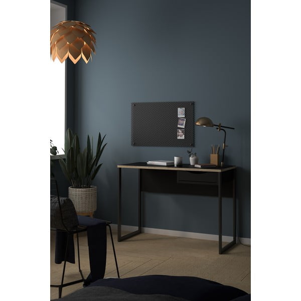 Crni radni stol Tvilum Function Plus, 130 x 48 cm-image-1