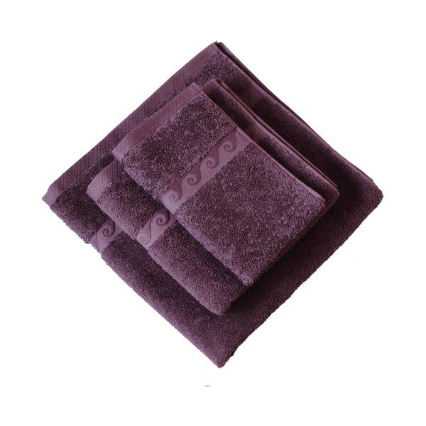 Wave ručnik 100x50, ljubičasti-image-2