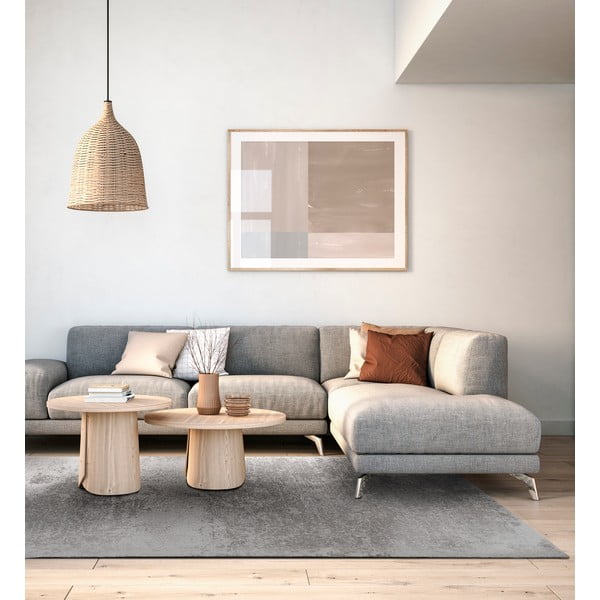 Sivi vuneni tepih 160x240 cm Tizo – Agnella-image-1