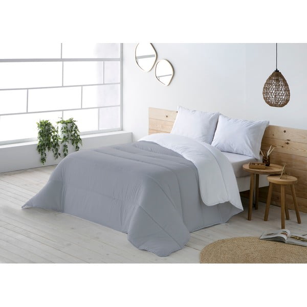 Sivo-bijeli prekrivač za bračni krevet Boheme Hedy, 270 x 180 cm-image-2