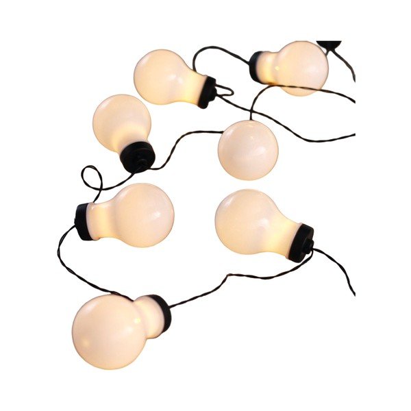 Rasvjetni lanac sa LED lampicama u obliku žarulja DecoKing Bulb, 10 lampica, duljina 2,2 m