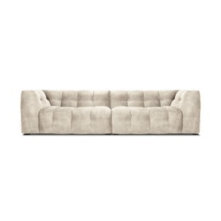 Bež baršunasta sofa Windsor & Co Sofas Vest, 280 cm