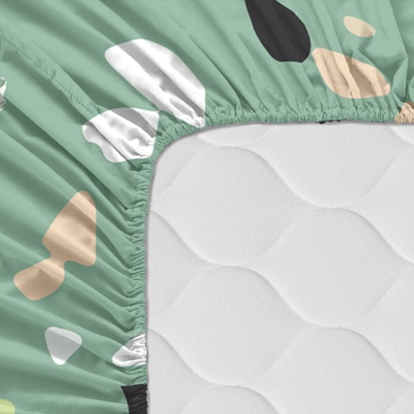 Pamučna plahta Happy Friday Basic Delicate, 180 x 200 cm-image-1