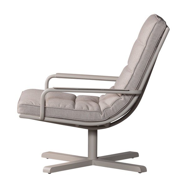 Svijetlo siva metalna vrtna fotelja Coosa – Exotan-image-3