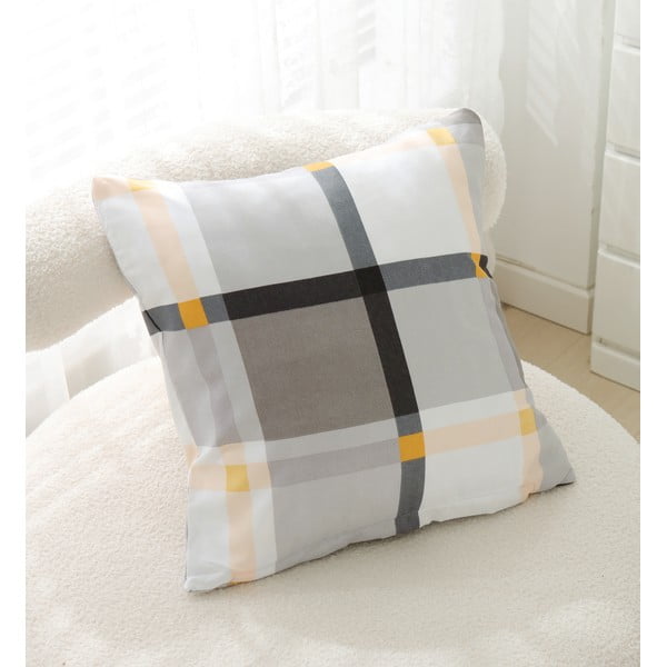 Smeđo-krem 3-dijelna posteljina za krevet za jednu osobu od mikrosatena 140x200 cm Henry – My House-image-3