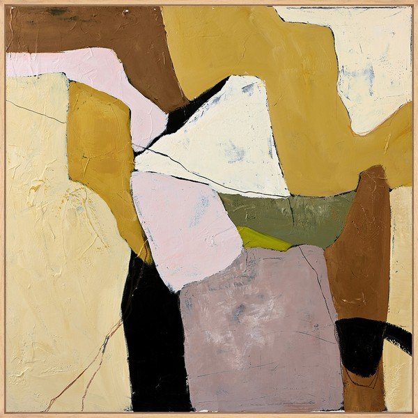 Ručno oslikana slika s okvirom/na platnu 101x101 cm Featured – Malerifabrikken