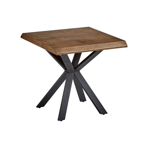 Pomoćni stol s pločom stola u dekoru hrasta 60x60 cm Arno – Unique Furniture
