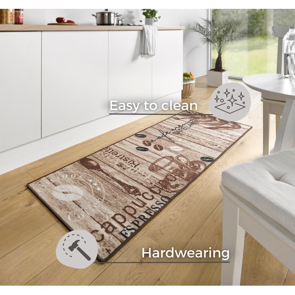 Smeđi kuhinjski tepih Hanse Home Delicious Coffee, 67 x 180 cm-image-3