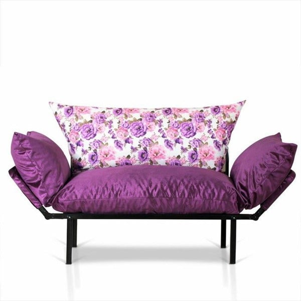 Kate Louise Quinny Flower ljubičasta sofa