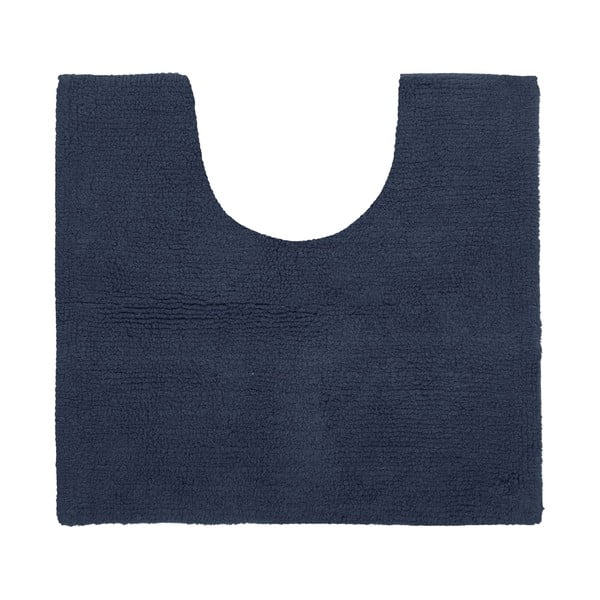 Tamnoplava kupaonska prostirka 50x45 cm Riva - Tiseco Home Studio