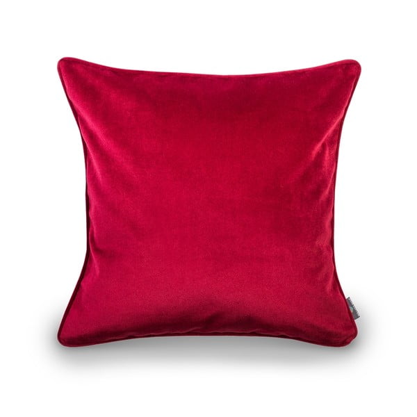 Crvena jastučnica WeLoveBeds Elegant Burgundy, 50 x 50 cm