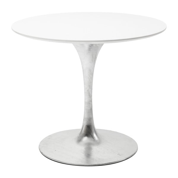 Bijela ploča stola Kare Design Invitation, ⌀ 90 cm