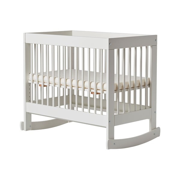 Bijeli mobilni dječji krevetić Pinio Basic, 89 x 45 cm-image-3