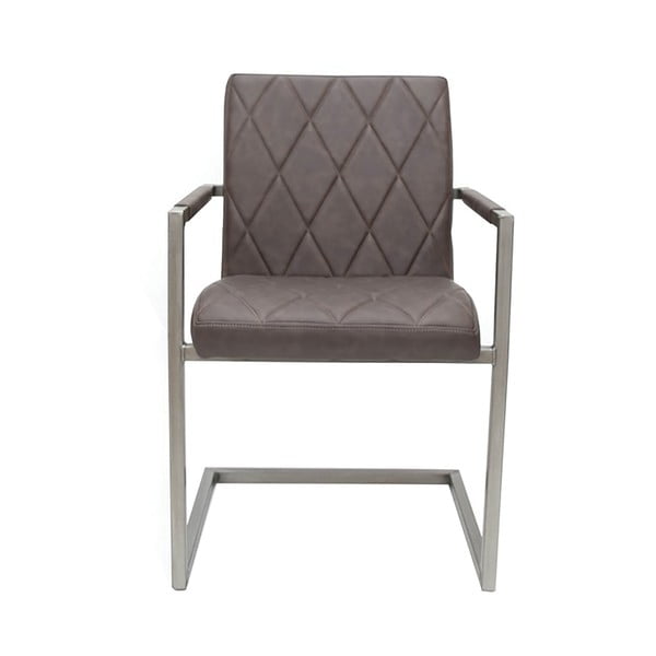 Antracit blagovaonska stolica s naslonima za ruke LABEL51 Oslo