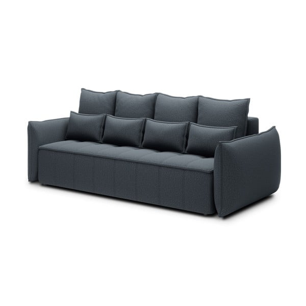 Plava sklopiva/s prostorom za odlaganje sofa od šenila 242 cm Weltton – ELTAP-image-2