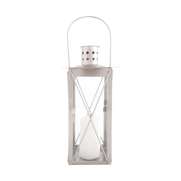 Lanterna od nehrđajućeg čelika Esschert Design Romance, visina 26 cm