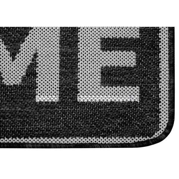 Antracit sivi otirač Hanse Home Weave Smiley Welcome, 50 x 80 cm-image-1