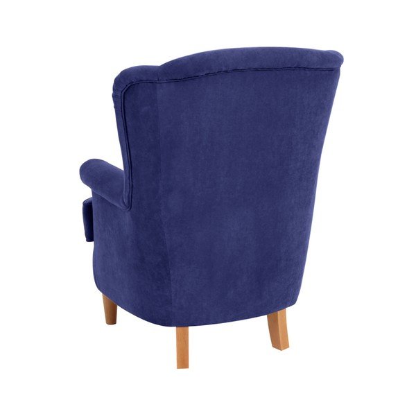 Plava fotelja Max Winzer Kendra Velor-image-4