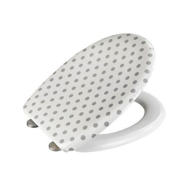 WC daska Wenko Punto s lakim zatvaranjem, 45 x 38 cm-image-1