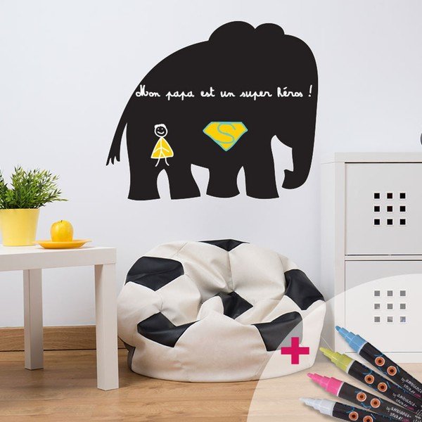 Set etiketa i 4 markera Ambiance Elephant-image-1