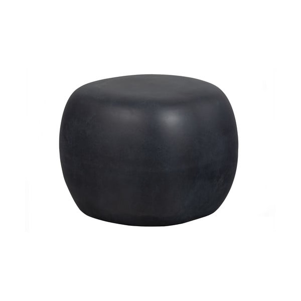 Antracitno sivi okrugli stolić za kavu ø 50 cm Pebble – vtwonen