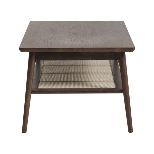 Smeđi stolić za kavu s pločom stola u dekoru hrasta 60x120 cm Barrali – Unique Furniture-image-4