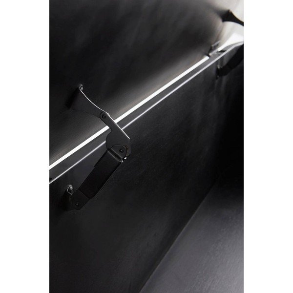 Crna škrinja od masivnog manga 150x42x42 cm Sjöbo – Jotex-image-2