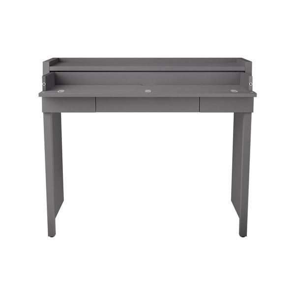 Sivi radni stol 36x110 cm Mel - Woodman-image-2