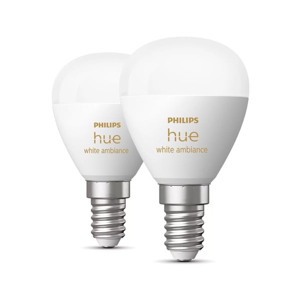 Pametne žarulje u setu 2 kom E14, 5 W White ambiance – Philips Hue