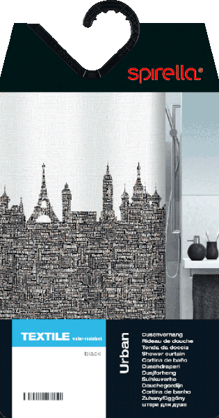 Tuš zavjesa 180x200 cm Urban – Spirella-image-3