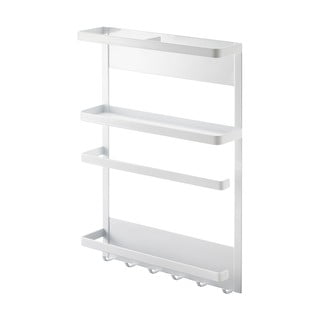 Veliki bijeli magnetski kuhinjski držač YAMAZAKI Tower Magnetic Side Rack
