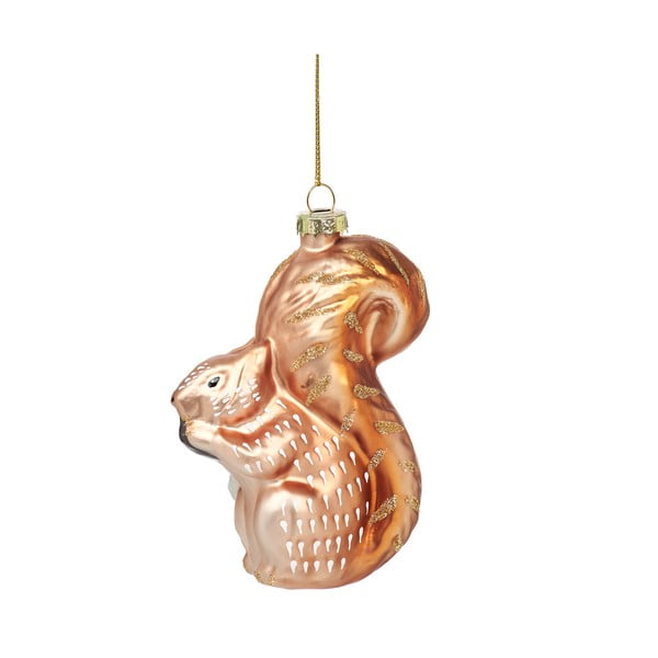 Stakleni ukras za božićno drvce Squirrel – Sass & Belle