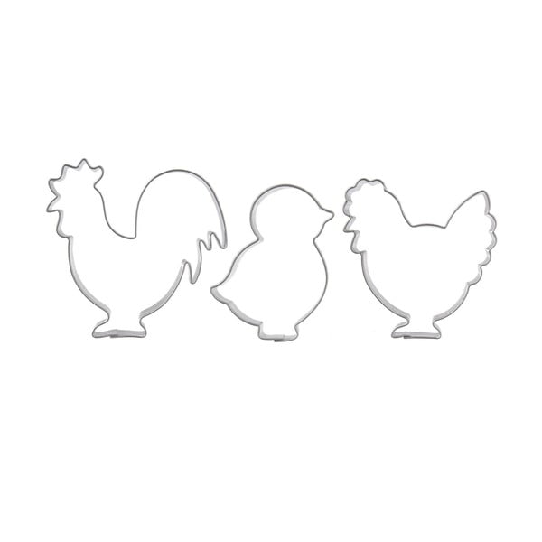 Rezaći za kolače u setu 3 kom s uskršnjim motivom – Orion