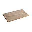 Ploča za ispod umavionika od punog hrasta u prirodnoj boji 80x36 cm Woody – Sapho