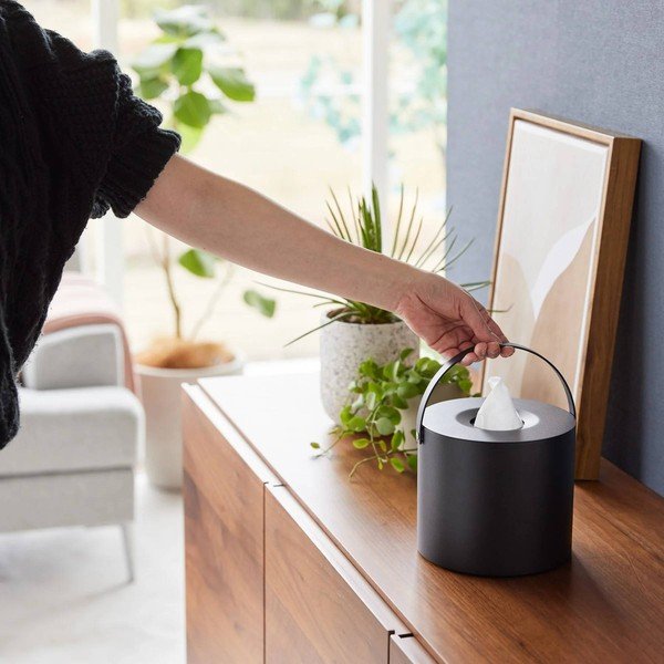 Metalna kutija za maramice Tower – YAMAZAKI-image-2