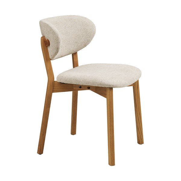 Bež/u prirodnoj boji podstavljena blagovaonska stolica Dunkirk – House Nordic-image-4