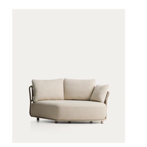 Bež/smeđe-sivi vrtni modularni kauč 167 cm Osani – Kave Home-image-4