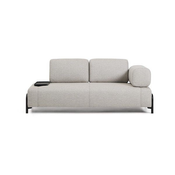 Sivo-bež sofa 200 cm Compo – Kave Home