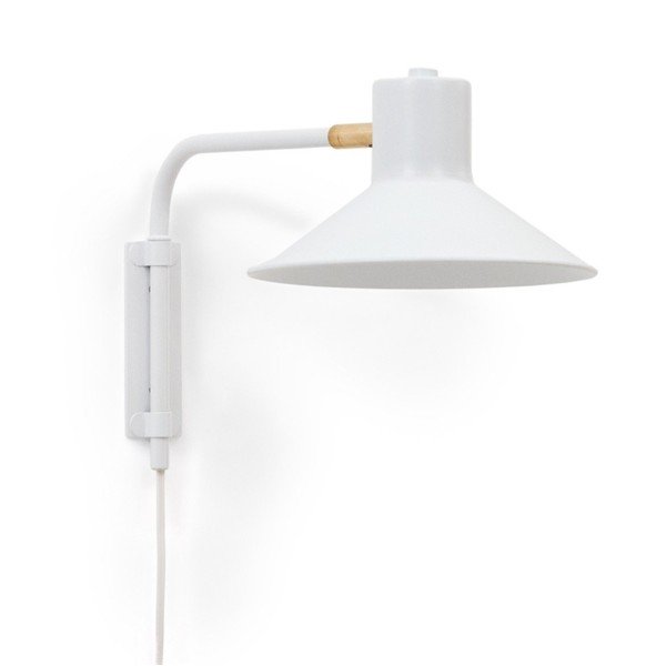 Bijela zidna lampa Aria – Kave Home