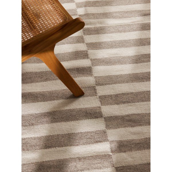Bijeli/sivi obostrani/ručno rađen vunen tepih 200x300 cm Vika – Hanse Home-image-3