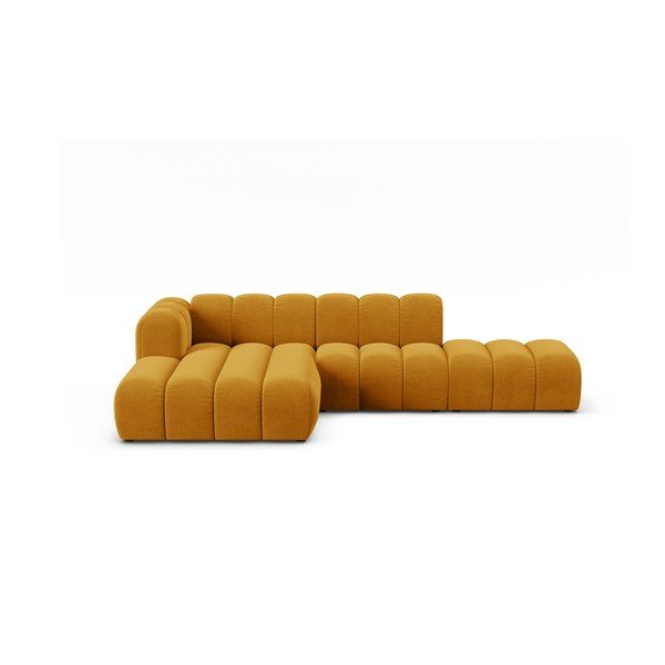 Žuta  kutna garnitura (s lijevim kutom) Lupine – Micadoni Home