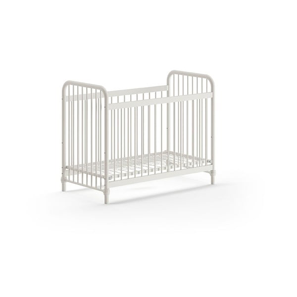 Bijeli metalni dječji krevet 60x120 cm BRONXX – Vipack-image-2