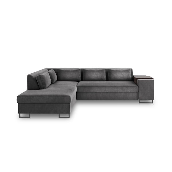 Tamno sivi kauč na razvlačenje Cosmopolitan Design San Diego, lijevi kut