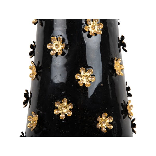 Metalni okrugli pomoćni stol ø 50 cm Golden Flowers – Leitmotiv-image-2