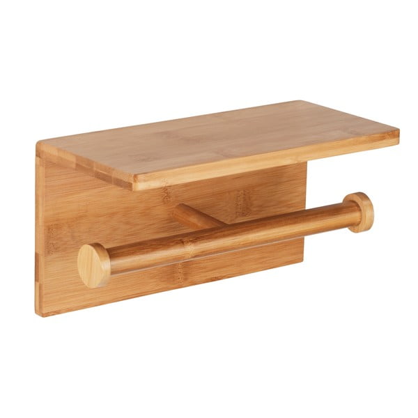 Zidni držač za toalet papir od bambusa Duo Bambusa - Wenko-image-1