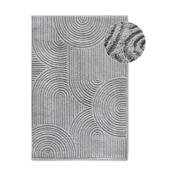Sivi tepih 200x280 cm Chappe Light Grey – Elle Decoration