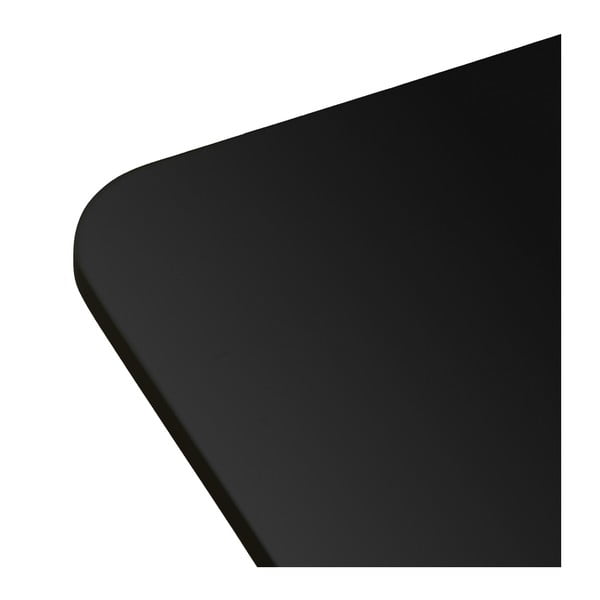 Crni blagovaonski stol s crnom pločom stola 80x120 cm – Casa Selección-image-2