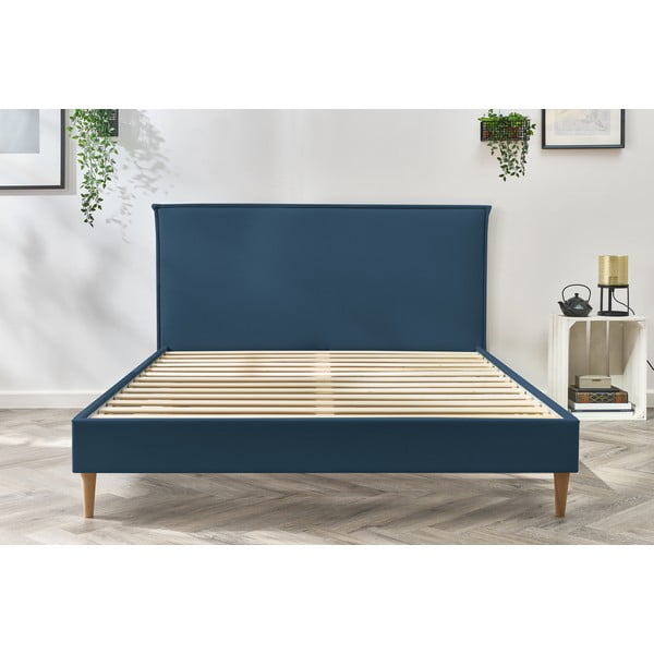 Plavi bračni krevet Bobochic Paris Sary Light, 180 x 200 cm-image-1