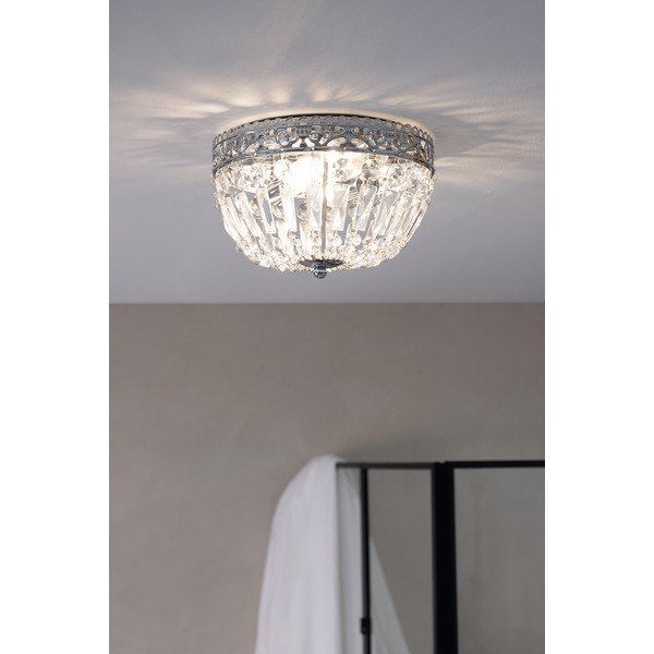 Stropna lampa u srebrnoj boji sa staklenim sjenilom Etienne - Markslöjd-image-3
