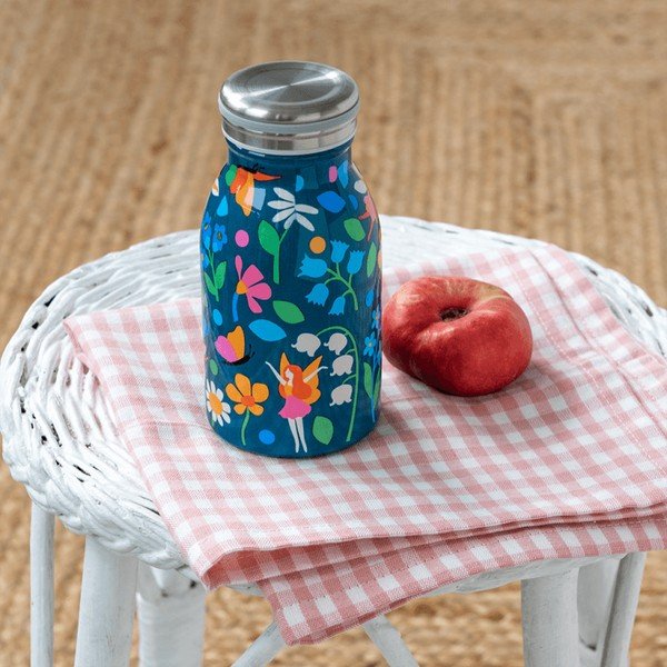 Plava dječja boca od nehrđajućeg čelika 250 ml Fairies in the Garden – Rex London-image-1